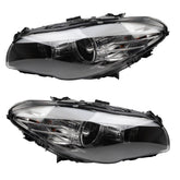 Halogen w/AFS Type Headlamp Compatible With BMW 5 series F10 550i 535i 528i 2011-2013 Headlight Right Passenger Side Black Housing Clear Lens Replaces# 63117203243 63117203244